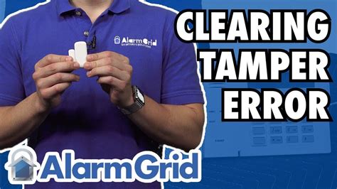 This procedure must be done in order to re-arm the system once it has been deactivated. . Adt clear tamper